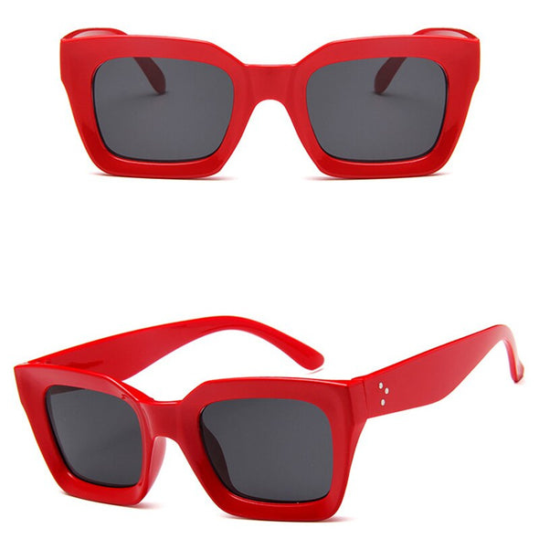 2023 Square Sunglasses Men Retro Eyeglasses Men/Women Gradient Clear Lens Glasses Men Gafas Lentes De Sol Mujer UV400