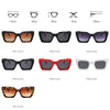 2023 Square Sunglasses Men Retro Eyeglasses Men/Women Gradient Clear Lens Glasses Men Gafas Lentes De Sol Mujer UV400