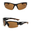 LeonLion 2023 Vintage Outdoor Camouflage Sunglasses Men Classic Fishing Travel Sun Glasses UV400 Glasses Masculino