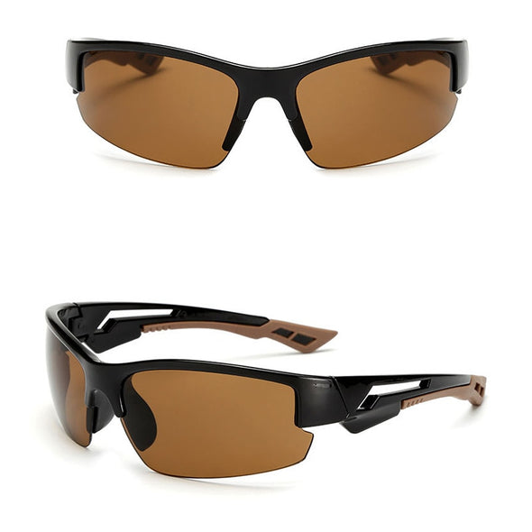 LeonLion 2023 Vintage Outdoor Camouflage Sunglasses Men Classic Fishing Travel Sun Glasses UV400 Glasses Masculino