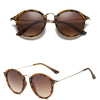 Round Retro Sunglasses（Need to choose tinted color, otherwise the lenses are transparent）