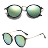 Round Retro Sunglasses（Need to choose tinted color, otherwise the lenses are transparent）