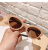 Cat eye Sunglasses Women Pink Triangle Eyeglasses Women/Men Luxury Brand Sun Glasses Shades UV400 Vintage
