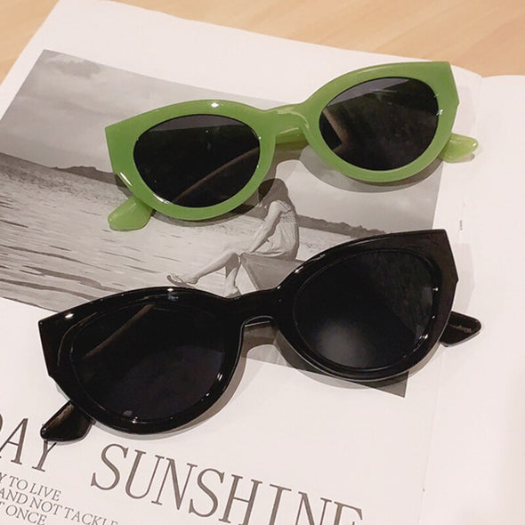 Cat eye Sunglasses Women Pink Triangle Eyeglasses Women/Men Luxury Brand Sun Glasses Shades UV400 Vintage