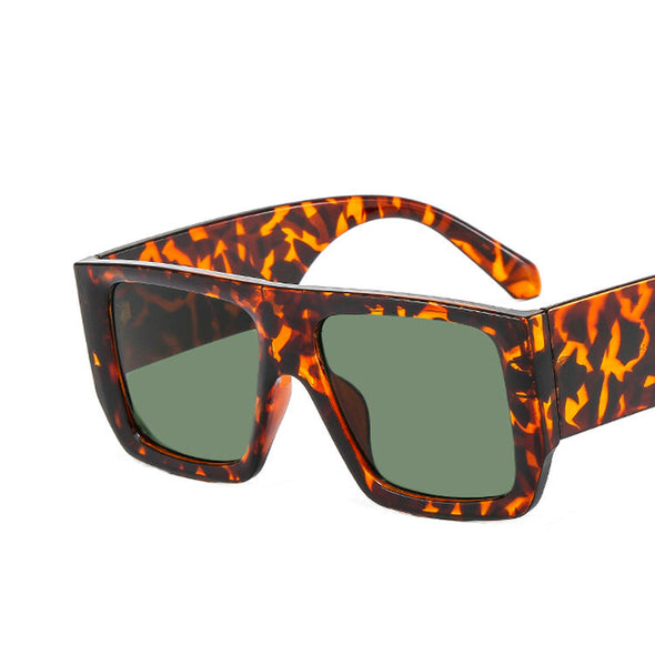 LeonLion Vintage Oversized Sunglasses Men 2021 Square Eyewear for Men/Women Ins Sun Glasses Men
