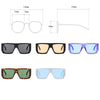 LeonLion Vintage Oversized Sunglasses Men 2021 Square Eyewear for Men/Women Ins Sun Glasses Men