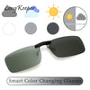 LongKeeper Rimless Polarized Clip On Sunglasses Women Men Sport Photochromic Glasses Anti Glare Sun Glasses Night Vision 2023