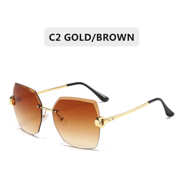Luxury Brand Sunglasses Women Fashion Black Retro Sun Glasses for Men Vintage Lady Summer Style Sun Glasses Female  UV400