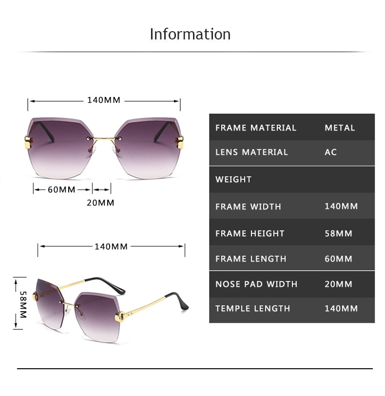 NEW Summer Sunglasses Woman fashion big frame square glasses