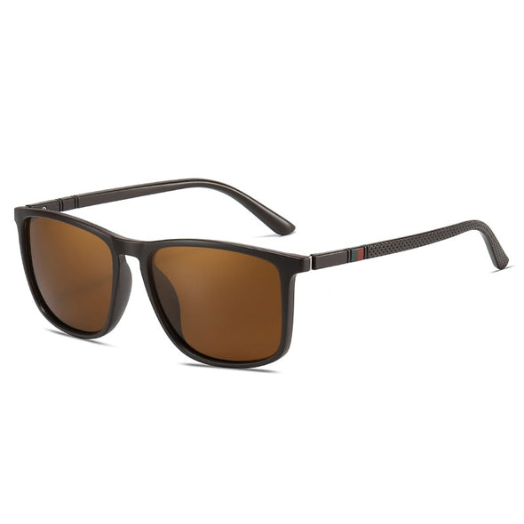Luxury Men Women Driving Travel Polarized Sunglasses Fashion Brand Design Square Vintage Sun Glasses TR90 Frame Eyewear UV400