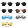 Luxury Men's Polarized Sunglasses Driving Sun Glasses For Men Women Brand Designer Male Vintage Black Pilot Sunglasses UV400