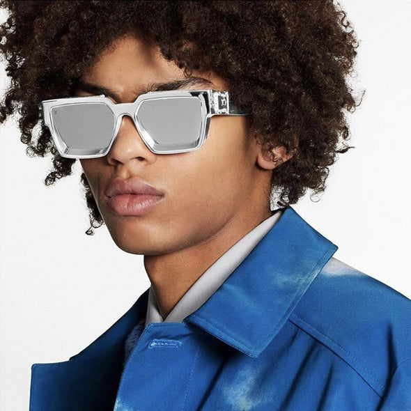 Luxury Square Man Sunglasses Glamour Fashion Brand Sun Glasses For Woman Classic Vintage Black Designer Gradient Shades