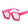 Luxury Square Man Sunglasses Glamour Fashion Brand Sun Glasses For Woman Classic Vintage Black Designer Gradient Shades