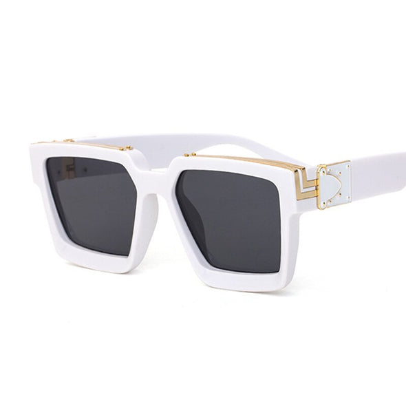 Luxury Square Man Sunglasses Glamour Fashion Brand Sun Glasses For Woman Classic Vintage Black Designer Gradient Shades