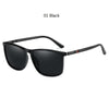 Luxury Square Vintage Polarized Sunglasses For Men Women Fashion Travel Driving Anti-glare Sun Glasses Male TR90 Eyewear UV400