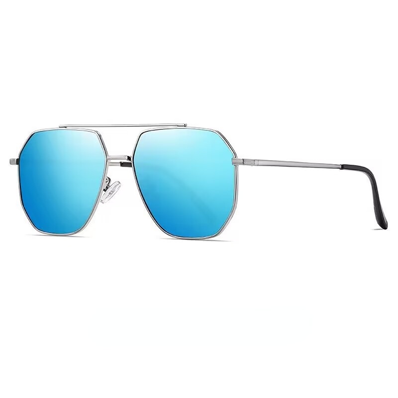 Factory Metal Navigator Sunglasses - Black