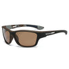 Men's Retro Polarized Sunglasses Unisex Travel Square Frame Ultralight Sports Sun Glasses Outdoor Riding Goggle Shades for Male