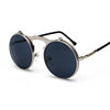 Metal Steampunk Sunglasses Men Women Fashion Round Glasses Brand Designer Retro Frame Vintage Sun Glasses Male High Quality