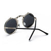 Metal Steampunk Sunglasses Men Women Fashion Round Glasses Brand Designer Retro Frame Vintage Sun Glasses Male High Quality