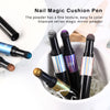 Mirror Nail Air Cushion Magic Powder Convenience Pen Nail Powder Glitter Mirror Effect Powder Manicure Nails Tips Pigment Dust