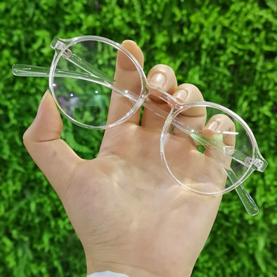 NEW Fashion Women Glasses Frame Men Eyeglasses Frame Vintage Round Clear Lens Glasses Optical Spectacle Frame Transparent