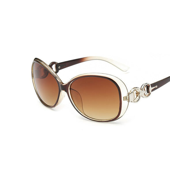 New Brand Designer Vintage Oval Sunglasses Women Retro Clear Lens Eyewear Classic Round Sun Glasses For Female Ladies