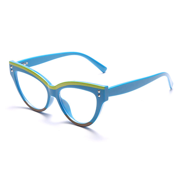 New Cat Eye Computer Eyeglasses Women Blue Light Blocking Optical Glasses Frames Vintage Anti Blue Ray Fashion Eyewear