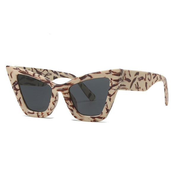 New Fashion Brand Designer Oversized Sunglasses For Women Men Cat Eye Modern Retro Sun Glasses Ins Trending Shades UV400 Eyeglas