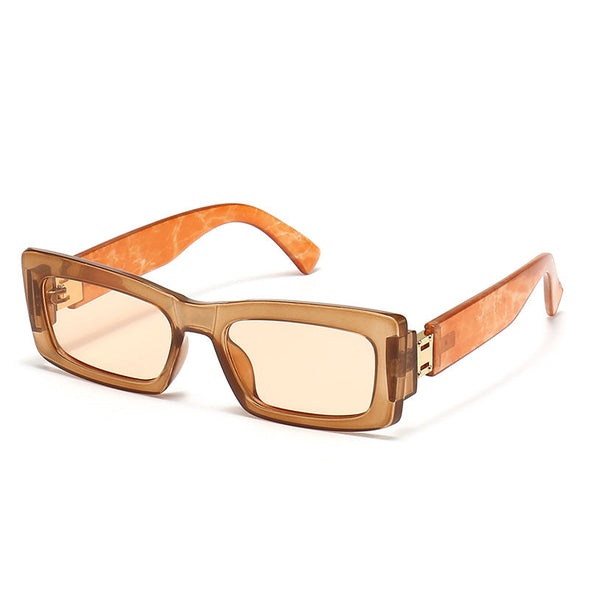 New Fashion Jelly Colors quare Sunglasses For Women Men Vintage Small Rectangle Shades UV400 Trending Sun Glasses Ins Popular