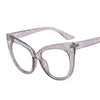 New Fashion Oversized Women Glasses Retro Cat Eye Frame Sunglasses Ins Popular Red Eyeglasses Trending Shades UV400 Wholesale
