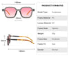 Fashion Retro Designer Square Sunglasses