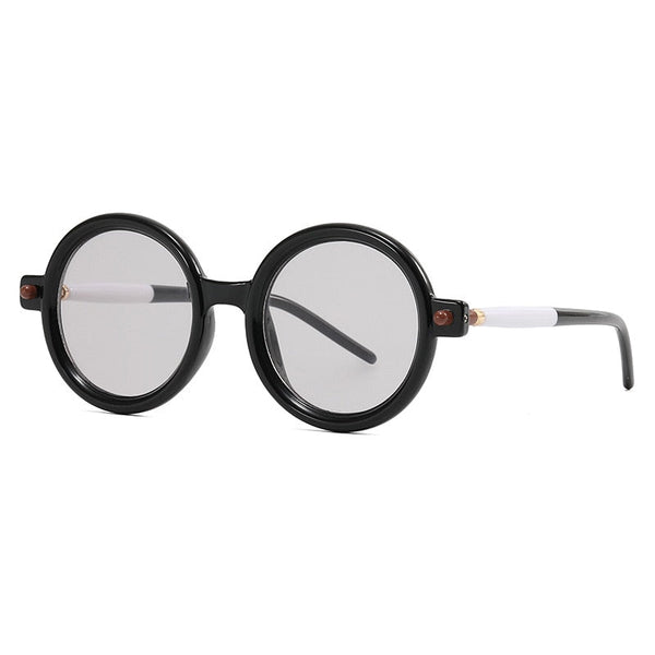 Fashion Retro Oversized Round Sunglasses For Women Men Brand Quality Seven Frame Vintage Designer Sun Glasses Trending Shade