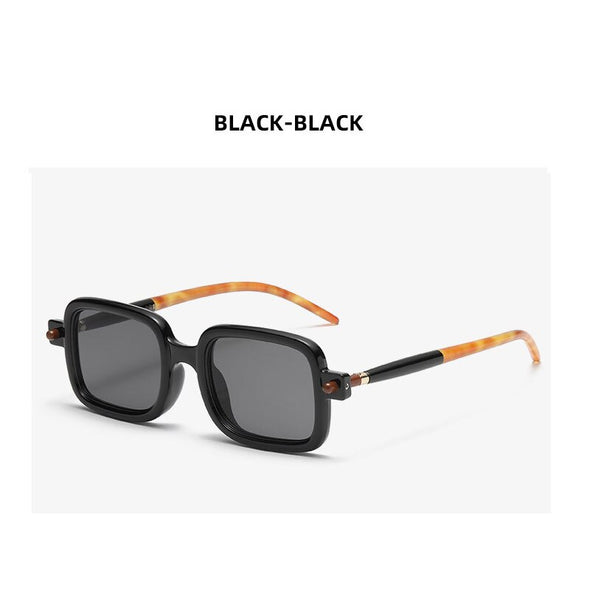 New Fashion Square Sunglasses For Women Men Vintage Brand Designer Punk Sun Glasses Clear Lens Mirror Eyeglasses UV400