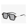 New Fashion Square Sunglasses For Women Men Vintage Brand Designer Punk Sun Glasses Clear Lens Mirror Eyeglasses UV400