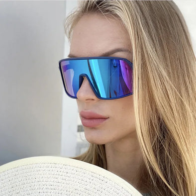New Large Frame Joined Body Sunglasses Outdoor Cycling for Women Sun Glasses Men Running Protection Eyewear UV400 Oculos De Sol