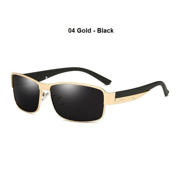 New Men's Polarized Sunglasses High-Quality Driving Fishing Sun Glasses For Men Vintage Metal Male Shades Man Anti-glare UV400