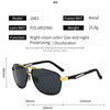 New Night Vision Polarized Rays Men Sunglasses Classic Color Changing Day and Night Driving Fishing Glasses Sun Glasses UV400