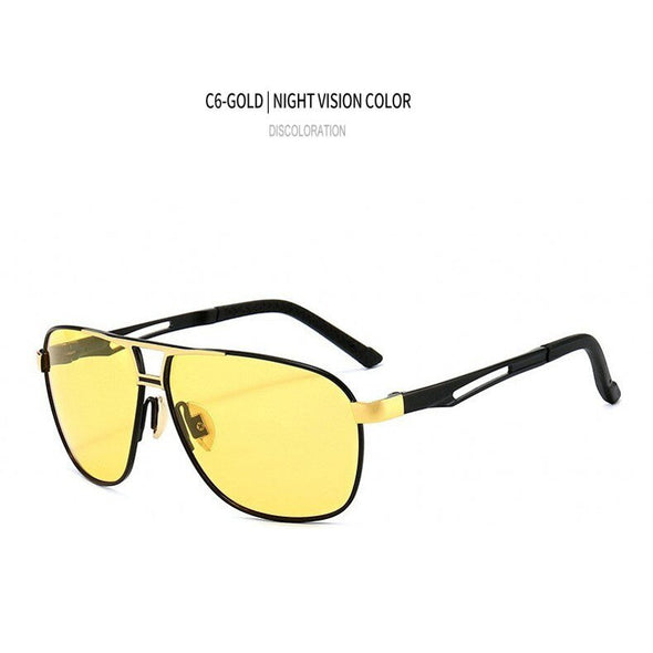 New Night Vision Polarized Rays Men Sunglasses Classic Color Changing Day and Night Driving Fishing Glasses Sun Glasses UV400