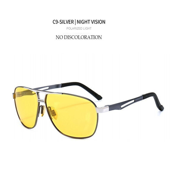 New Night Vision Polarized Rays Men Sunglasses Classic Color Changing Day and Night Driving Fishing Glasses Sun Glasses UV400