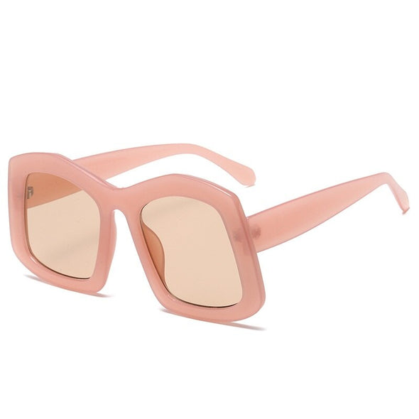 New Oversize Square Sunglasses Women Fashion Vintage Big Frame Shades Men Sun Glasses Eyewear