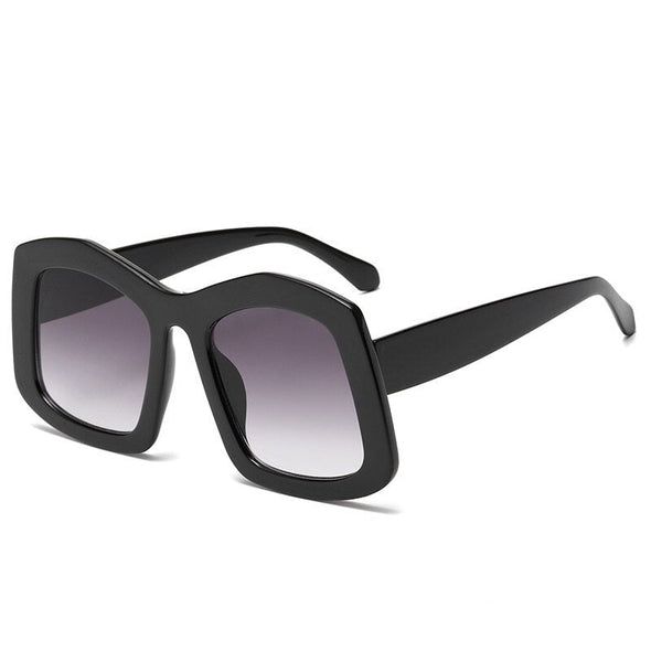 New Oversize Square Sunglasses Women Fashion Vintage Big Frame Shades Men Sun Glasses Eyewear