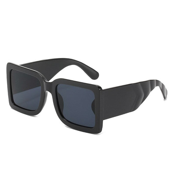 Oversized Square Sunglasses Vintage Designer Women Fashion Sun Glasses Black Big Shades UV400 Men Luxury Brand Female