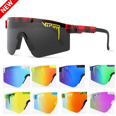 New Pit viper Sport Sunglasses men polarized outdoor eyewear tr90 frame uv400 protection black lens C23