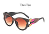 New Trend Individual Character Sunglasses Women Elegant High Quality Big Frame Designer Cat Eye Glasses Female Lady