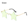 New Unique Rimless Punk Sunglasses Women Fashion Dragon And Phoenix Glasses Men Colorful Party Glasses For Female Shades
