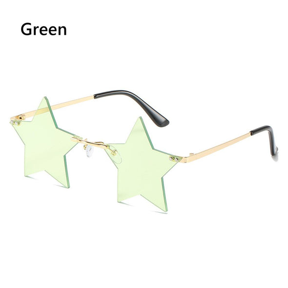 New Unique Rimless Punk Sunglasses Women Fashion Dragon And Phoenix Glasses Men Colorful Party Glasses For Female Shades