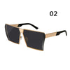 Novelty Unique Oversized Shield UV400 Gradient Vintage sunglasses
