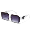 cross border foreign trade new modern retro square flat top Sunglasses ins wind street trend beach Sunglasses