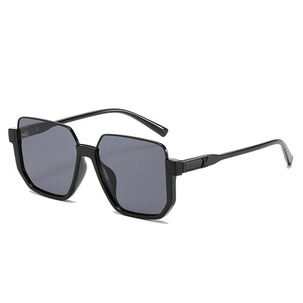 Half frame sunglasses sunglasses foreign trade cross border Amazon wholesale glasses for men and women UV proof gold plastic mixed