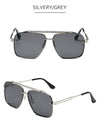 Jollynova fashion double beam trimming metal sunglasses 17302